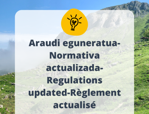 Araudi eguneratua-Normativa actualizada-Regulations updated-Règlement actualisé